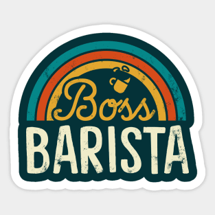 Boss Barista Sticker